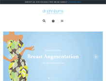 Tablet Screenshot of drjohnburns.com
